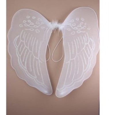 Large White Angel Wings 
